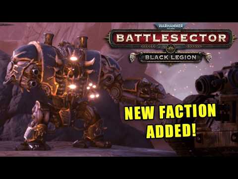 Battlesector just added the Black Legion — a full faction that actually changes late-life support