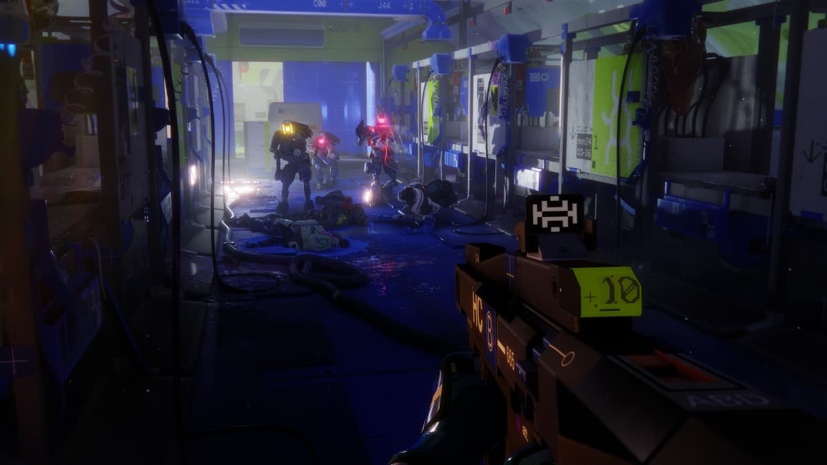 Marathon by Bungie – gameplay screenshot showing Tau Ceti IV environment