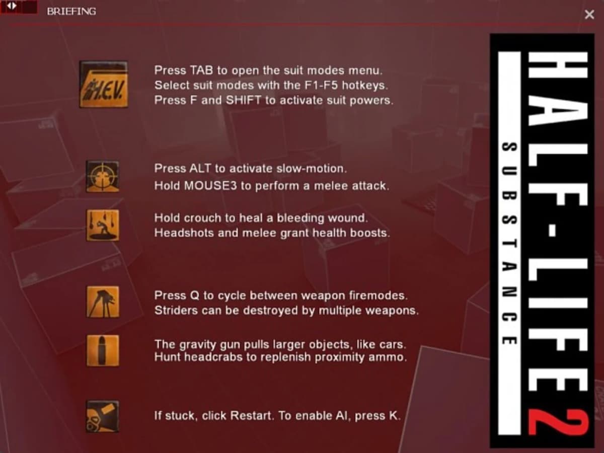 Screenshot from Half-Life 2 Substance