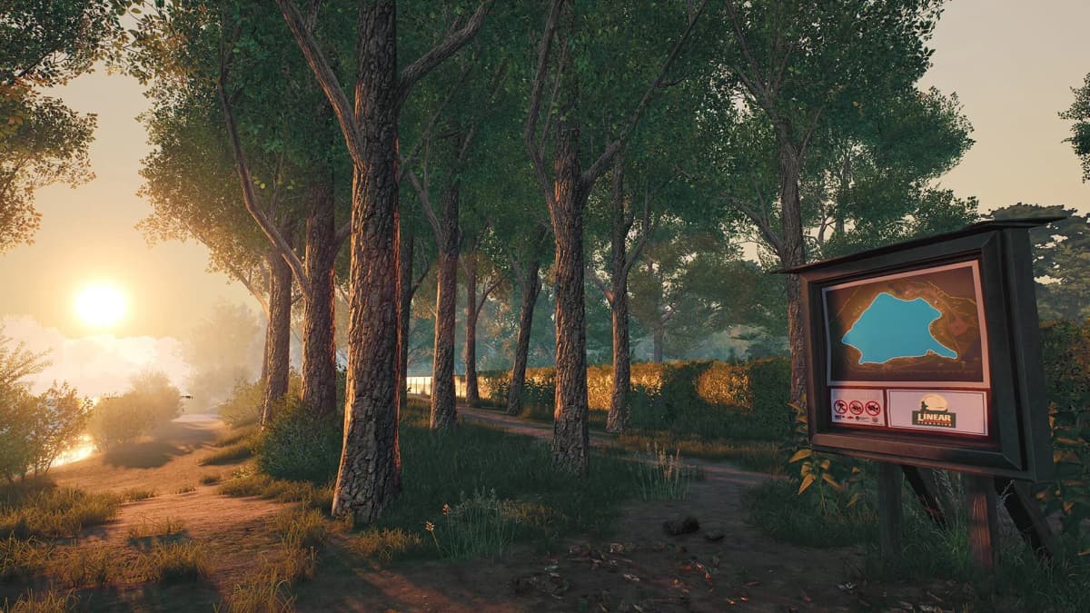 Screenshot from Euro Fishing: Manor Farm Lake