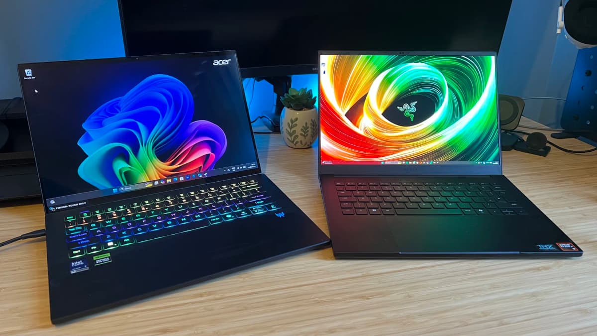 I used the Razer Blade 14 and Acer Predator Triton 14 AI back to back