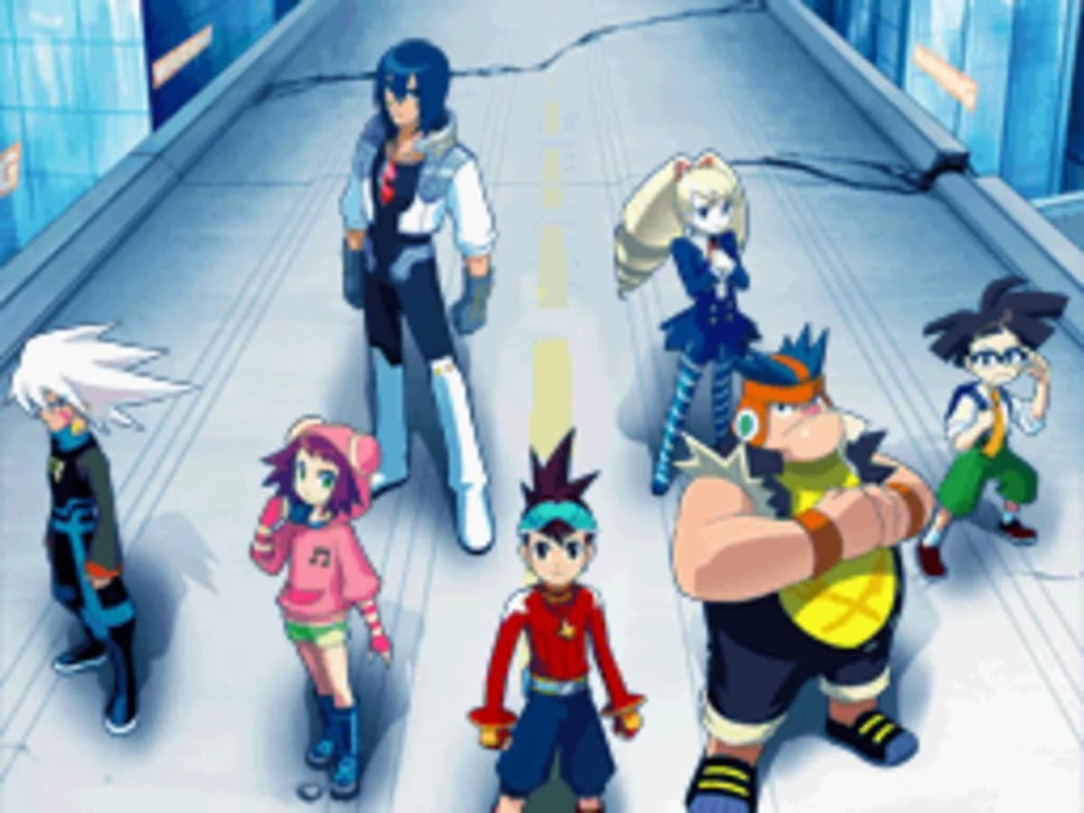 Screenshot from Mega Man Star Force 3: Black Ace