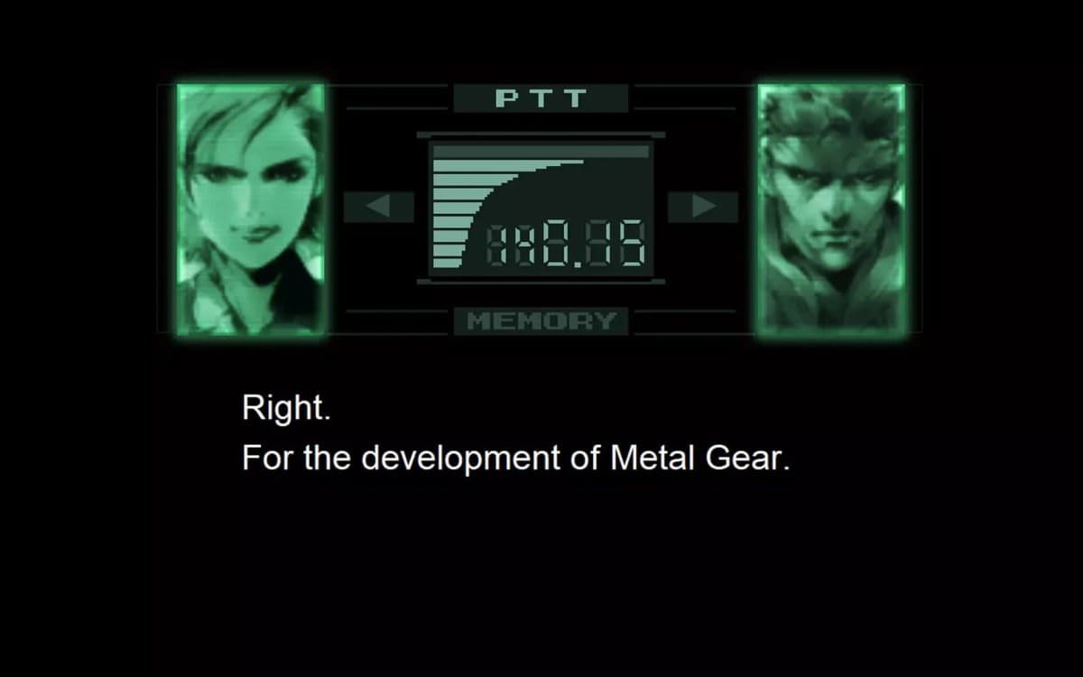 Screenshot from Metal Gear Solid
