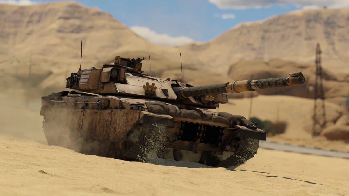 Screenshot from War Thunder: Challenger DS Pack