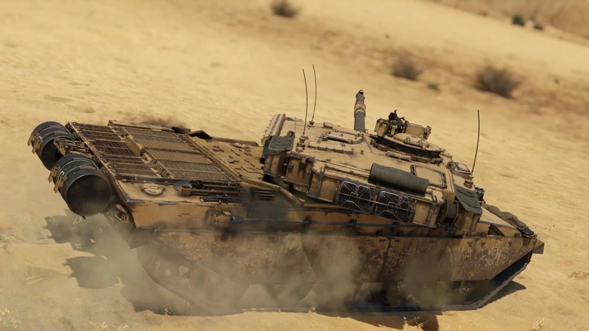 Screenshot from War Thunder: Challenger DS Pack