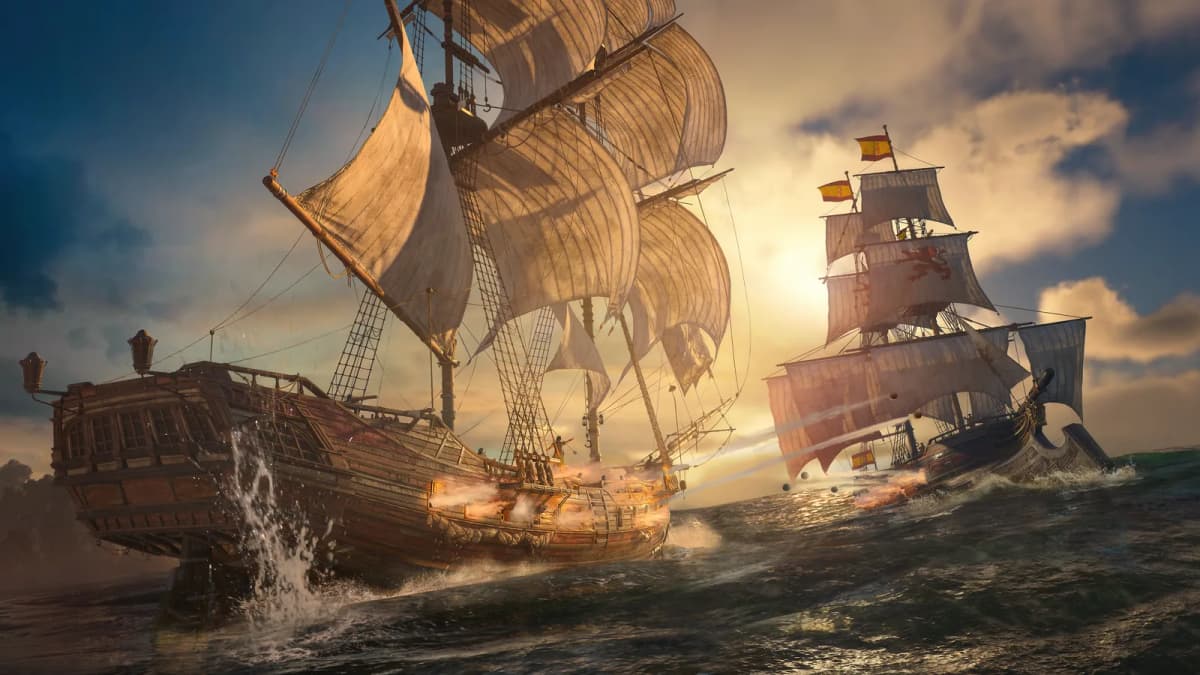 Naval combat aboard the Jackdaw in Assassin's Creed Black Flag Resynced
