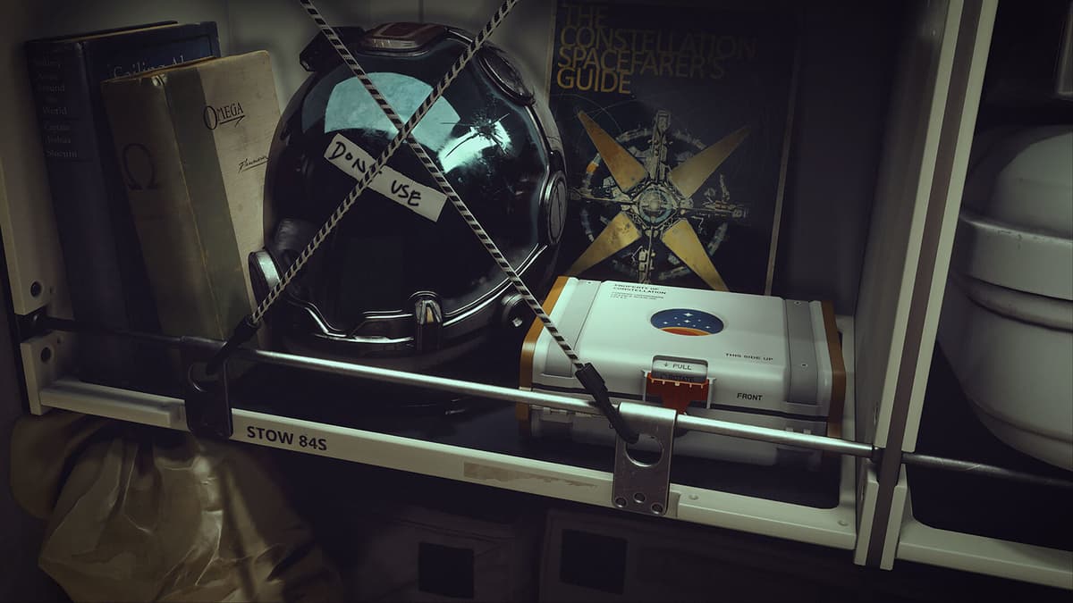 Starfield ship interior storage