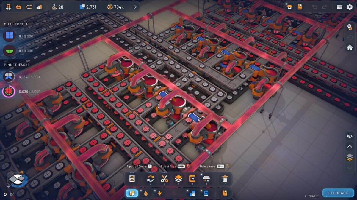 Screenshot from Shapez 2: Factory