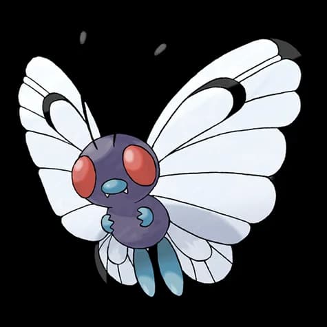Butterfree – one of the cutest bird Pokémon