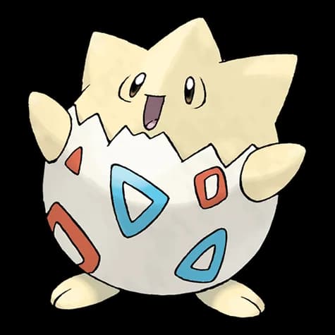 Togepi – one of the cutest fairy Pokémon