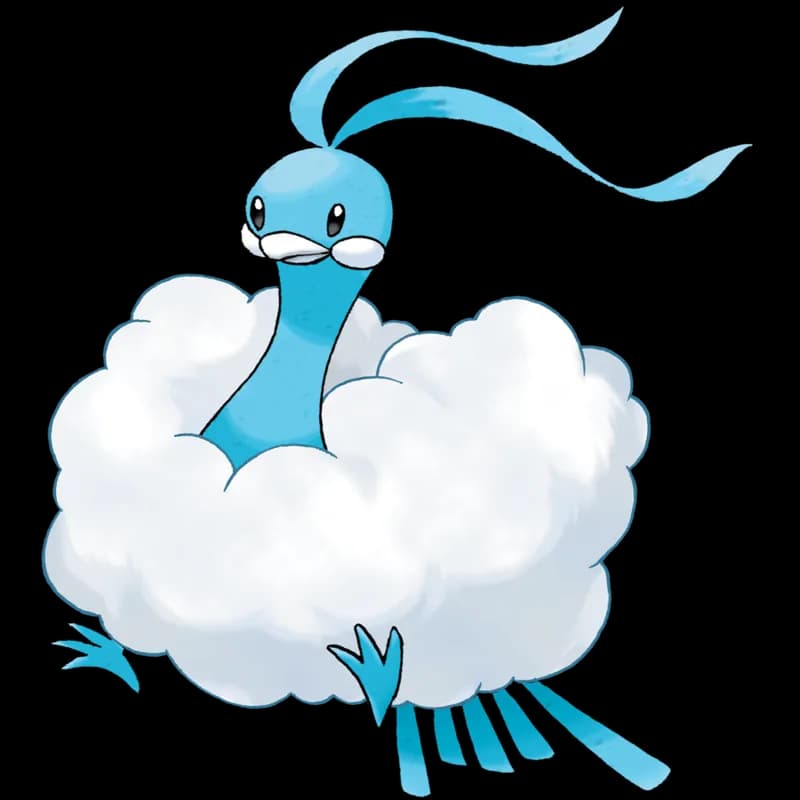 Altaria – one of the cutest fluffy Pokémon