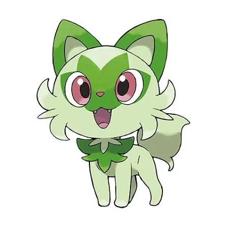 Sprigatito – one of the cutest fluffy Pokémon