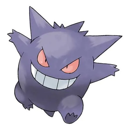 Gengar – one of the cutest ghost Pokémon