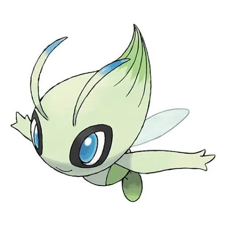 Celebi – one of the cutest grass Pokémon