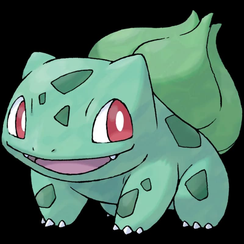 Bulbasaur – one of the cutest grass Pokémon