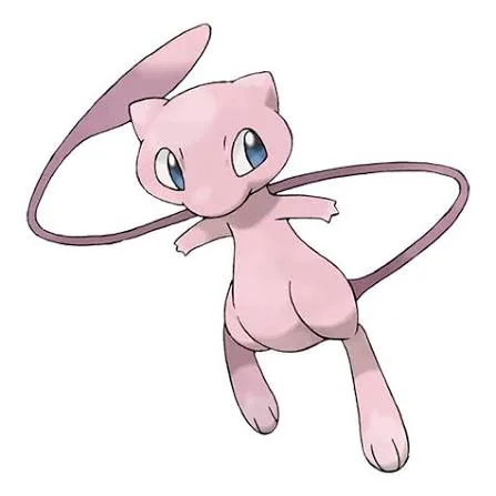 Mew – one of the cutest pink Pokémon
