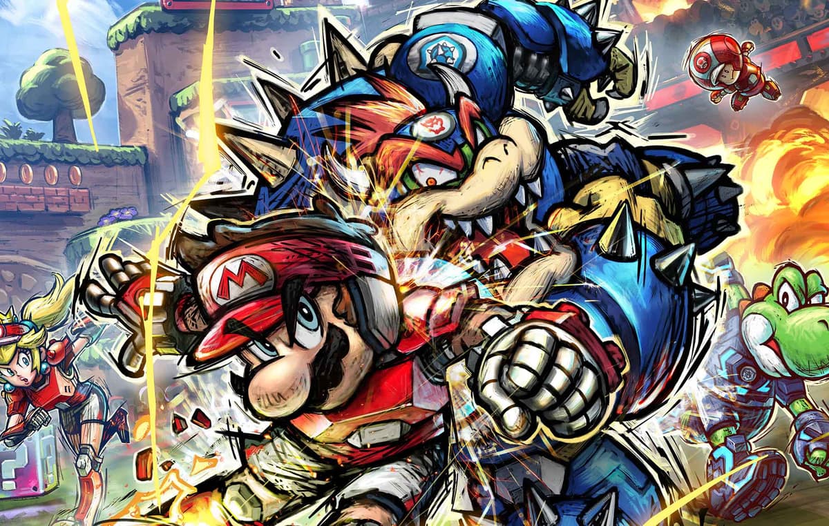 Mario Strikers: Battle League – trailer / artwork