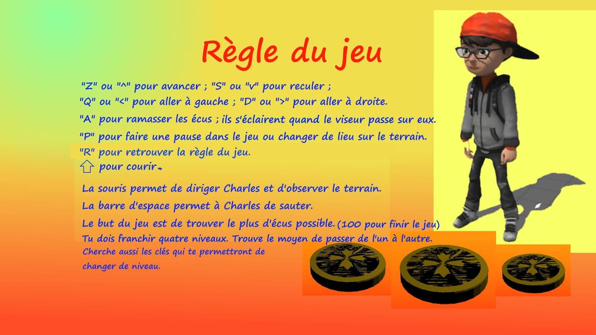 Screenshot from Charles et les pièces d'or.