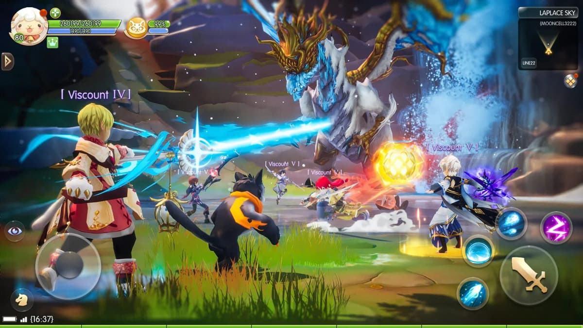 Screenshot from Tales of Wind: Radiant Rebirth