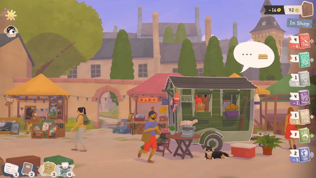 Screenshot from Tiny Bookshop