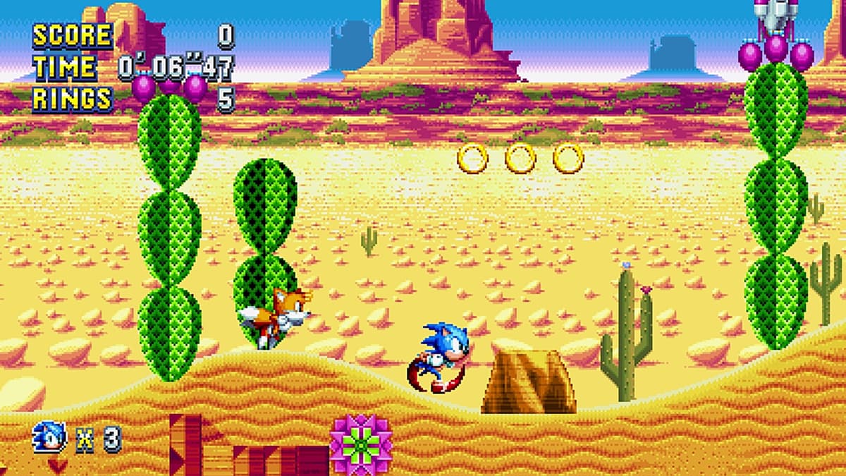 Screenshot from Sonic Mania
