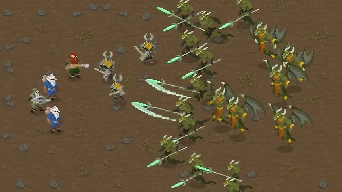 Screenshot from Doomed Dwarves