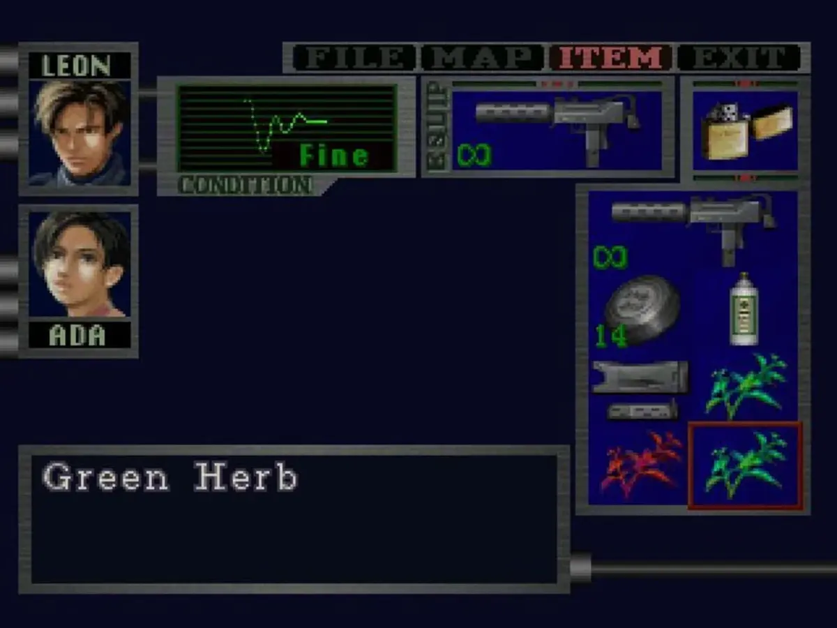 Screenshot from Resident Evil 2