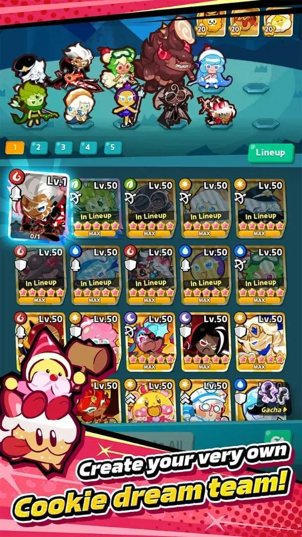 Screenshot from CookieRun: Crumble - Idle RPG