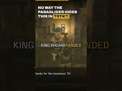 TOTK Lets You Put the Breath of the Wild Paraglider Back On 🪂 #Shorts