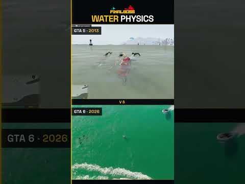 GTA 5 vs GTA 6 — Water Physics, 13 Years Apart
