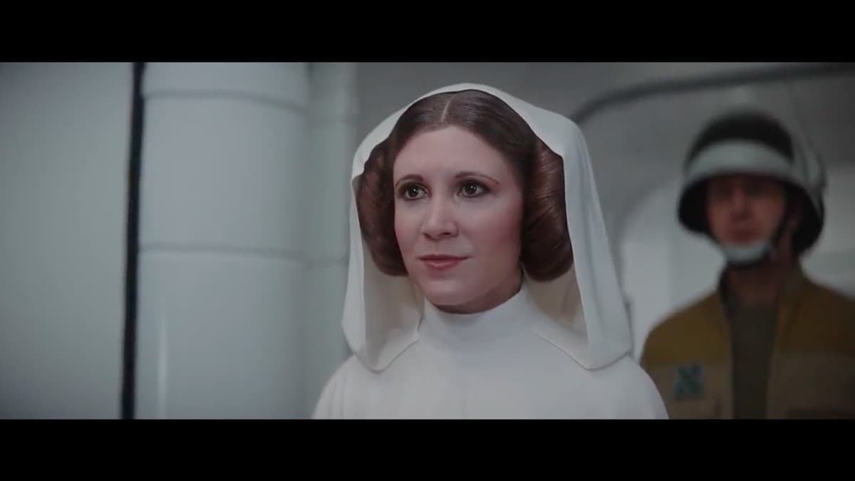 Leia rogue one Face mapping Ctrl Shift Face hates Star Wars