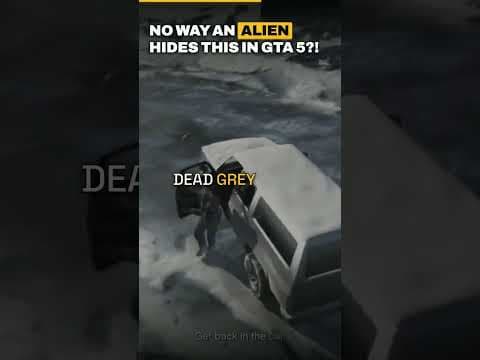 There's a Frozen Alien Under the Ice in GTA 5's Prologue 👽 #Shorts
