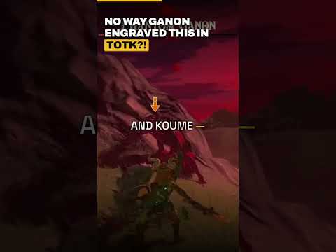 Ganon Engraved His Witch Mothers Into TOTK 🔮 #Shorts