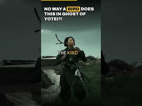 Stand Still in Ghost of Yotei and a Bird Lands on Your Hand 🐦 #Shorts