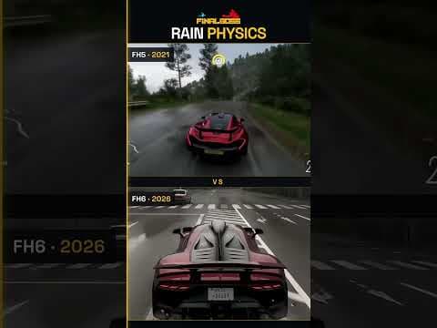 Forza Horizon 5 vs 6 — Rain Physics, 5 Years Apart