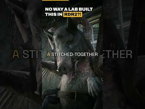 There's a Frankenstein Mutant on a Slab in RDR2 🧟 #Shorts