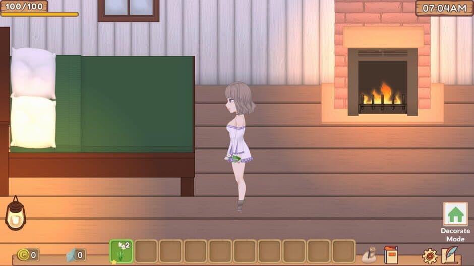 Neanderthallica screenshot - crafting screen and gear options