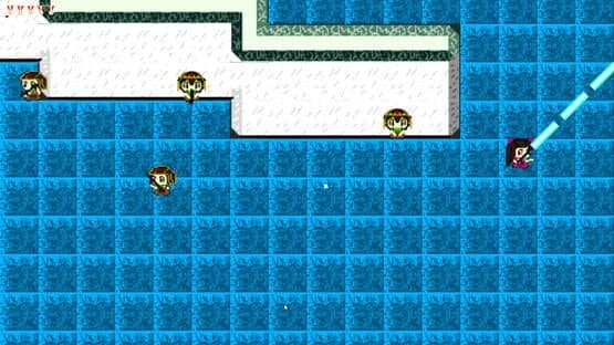 FastHands gameplay: player gliding through a virtual parkour course