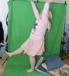 Tina Tran Greenscreen for Stranger Things audition
