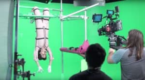 Meg Myers on set of Running Up that Hill