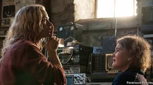 Mother and daughter in A Quiet Place