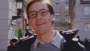 Peter Parker freeze frame raindrops montage