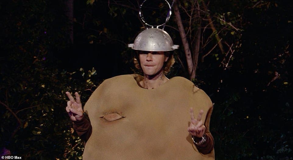 Justin Bieber as Spudnik on Friends: The Reunion