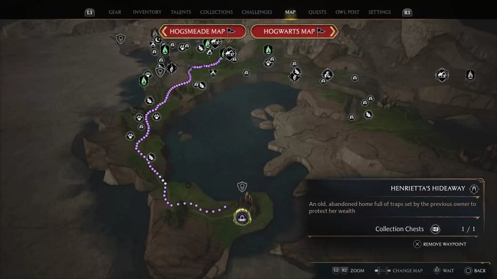 Henrietta Hideaway Location