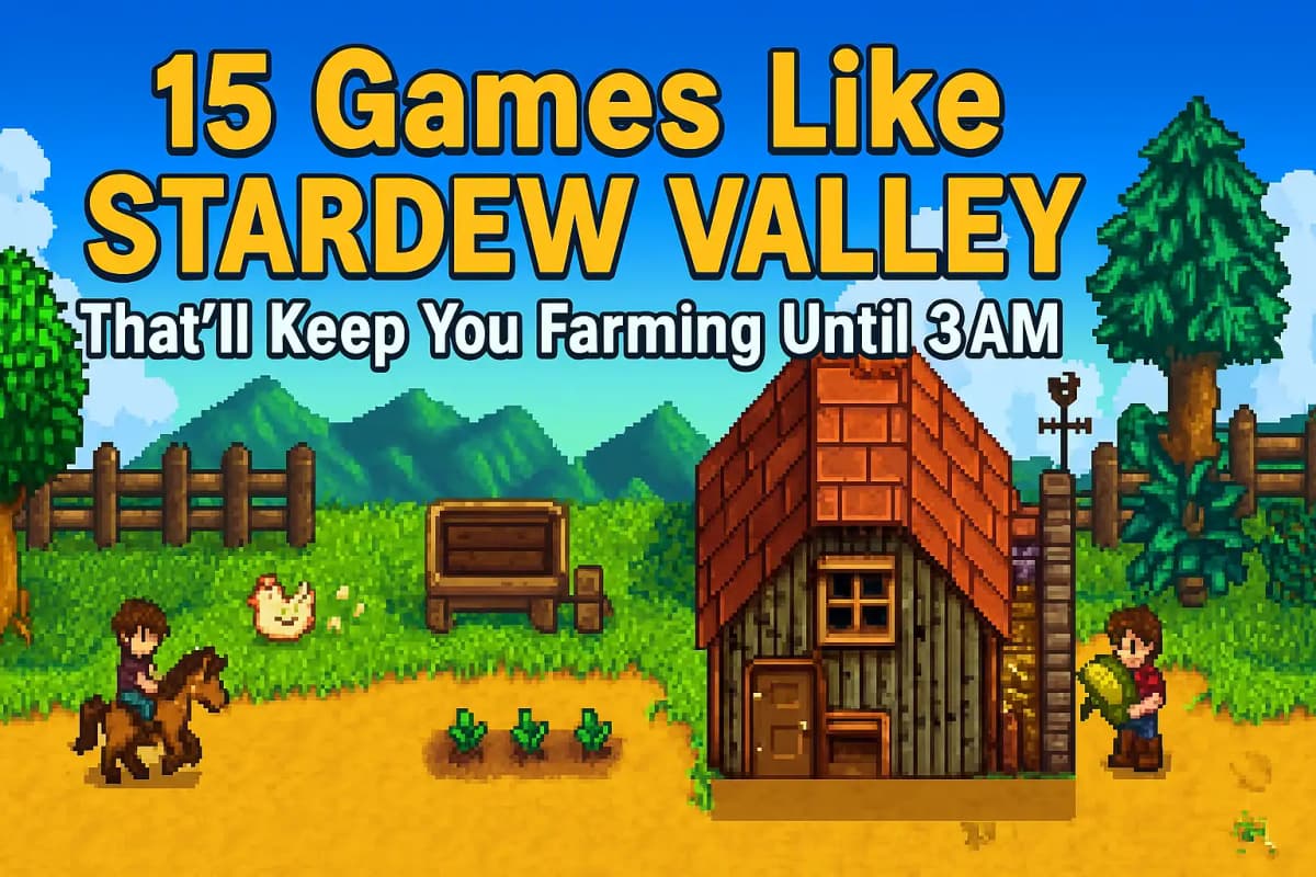 15 Games Like Stardew Valley That’ll Keep You Farming Until 3AM