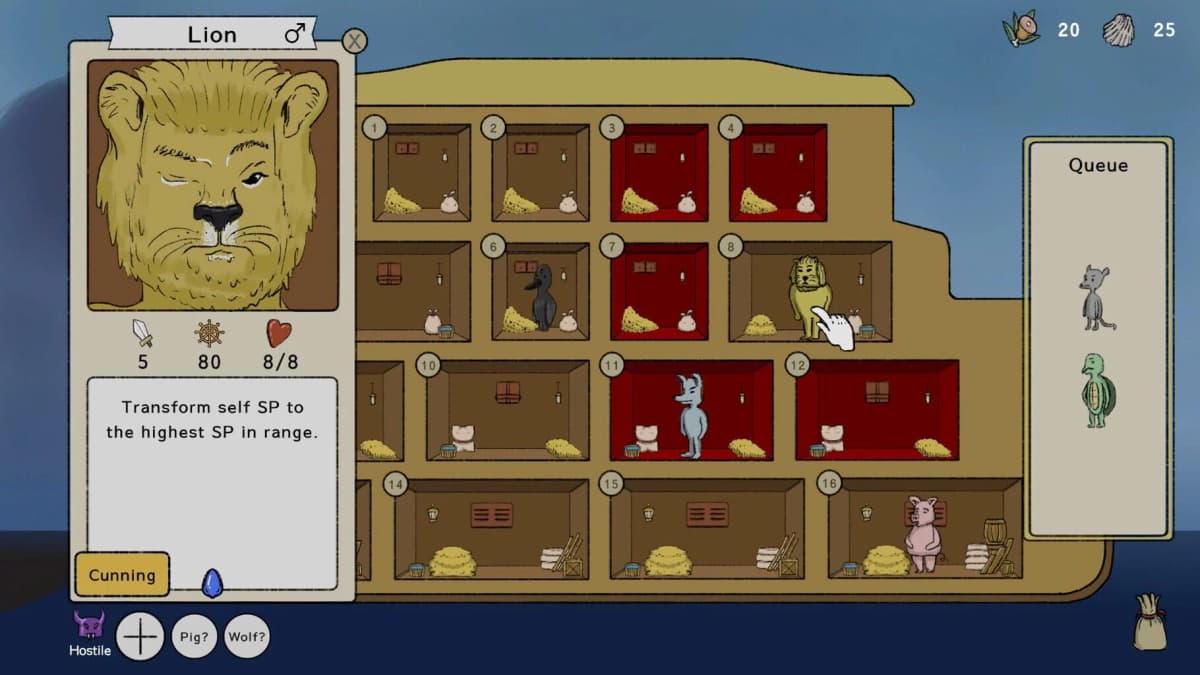 Noah's Dilemma puzzle battle screenshot