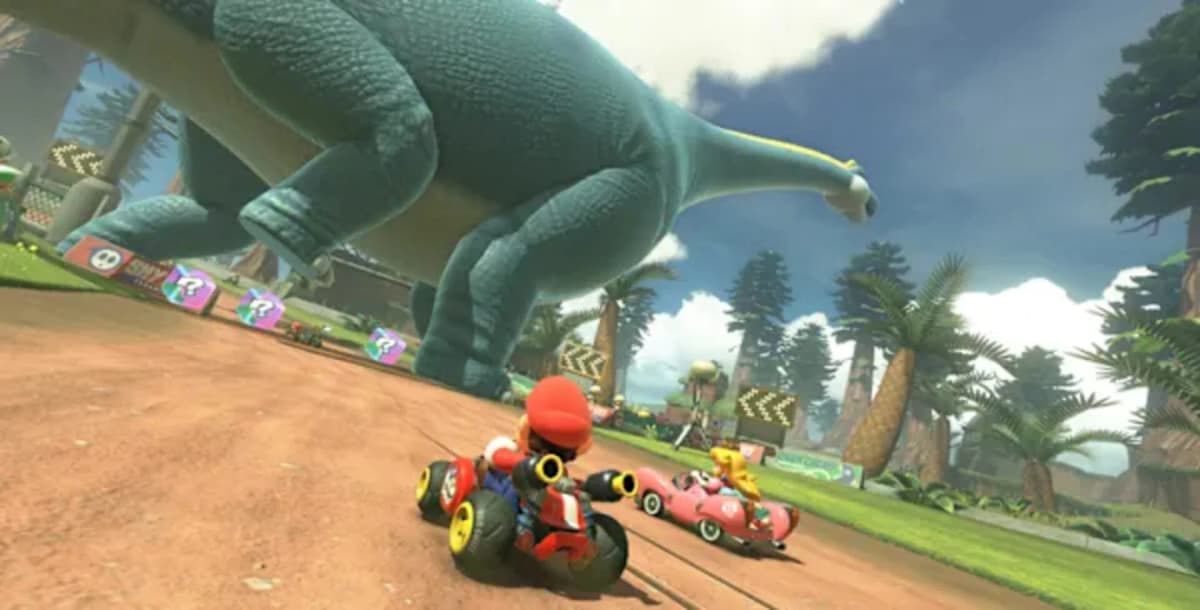 Screenshot from Mario Kart World