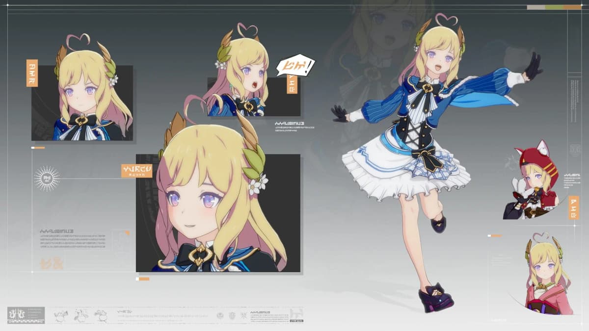 Blue Protocol: Star Resonance group of players in front of a towering fantasy structure.