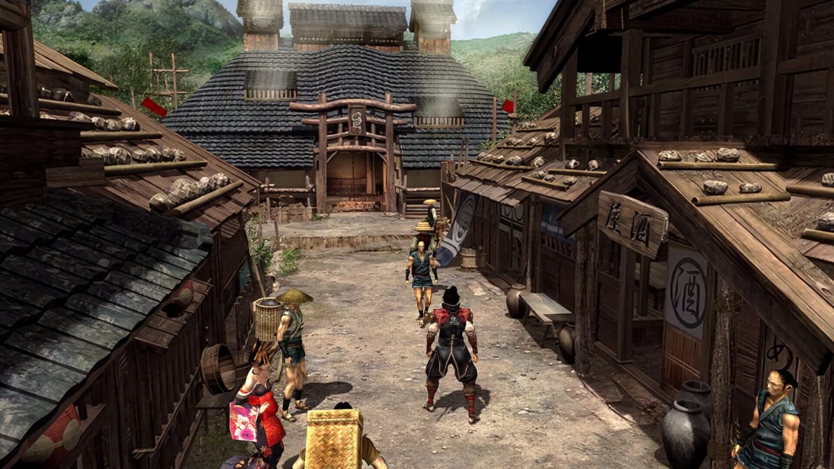 Jubei Yagyu uses a magic attack in Onimusha 2 Remaster