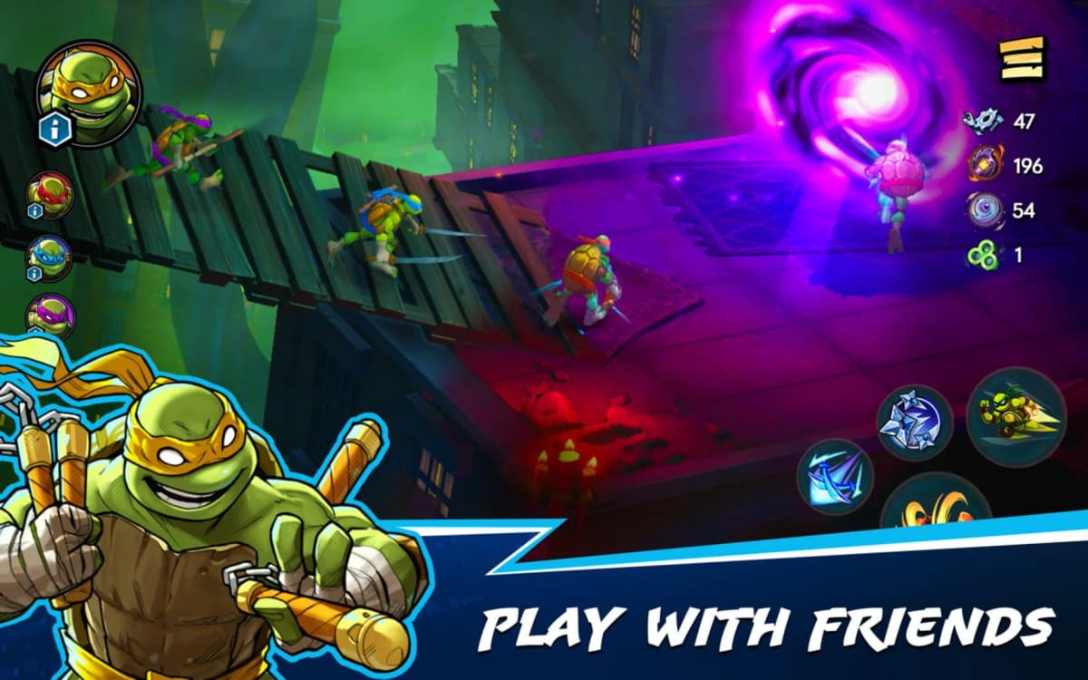 Screenshot from Teenage Mutant Ninja Turtles: Splintered Fate